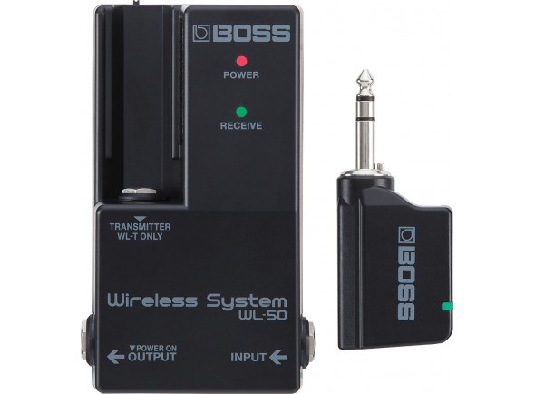 BOSS WL Sistema sem fios para guitarra/Rever categoria  - Micrófonos Inalámbricos Instrumentos <b>BOSS WL-50 PRO</b> Sistema Sem-fios para PEDALBOARDS