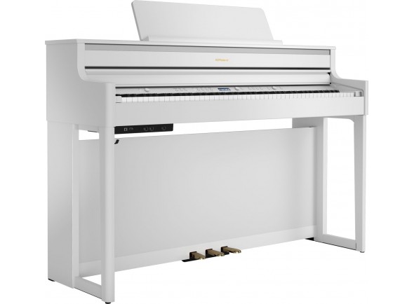 Pianos Roland HP Piano digital com móvel/Pianos Digitais de Móvel <b>Roland HP704 WH</b> 324 Sons + 382 Músicas + 284 Lições Piano <b>10 ANOS GARANTIA</b>