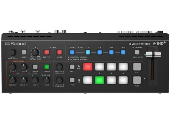 Roland Video Mesa de mistura para edição/live video/Escritorio de edición de video Roland V-1HD+ Mesa de Video 1080p Full HD B-Stock Roland Video Mesa de mistura para edição/live video/Escritorio de edición de video Roland V-1HD+ Mesa de Video 1080p Full HD B-Stock