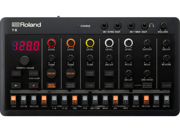 Caixa de Ritmos Caixa de Ritmos/secuenciadores de ritmo Roland T-8 <b>Caixa Ritmos</b> TR-808 AIRA COMPACT