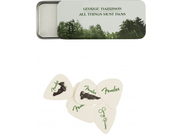 palhetas Palhetas/pua de guitarra George Harrison All Things Must Pass Pick Tin, pack de 6