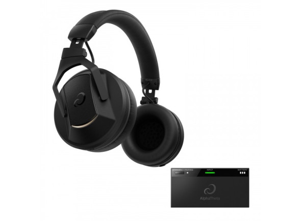 Auscultadores para DJ/Auriculares DJ AlphaTheta  HDJ-F10-TX Wireless DJ Headphones with Transmitter