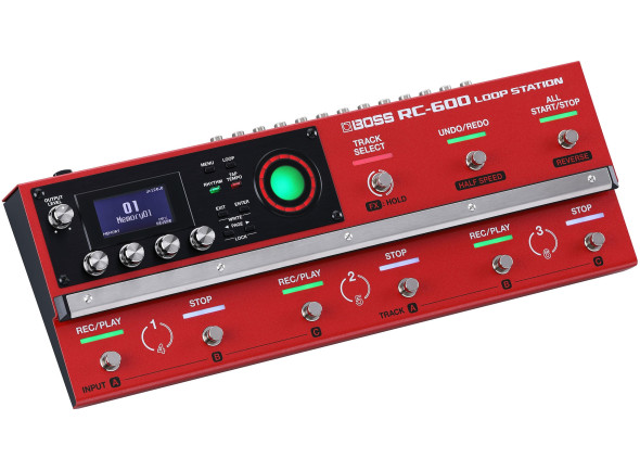 BOSS Looper Looper e pedal multiefeito para guitarra e voz/looper <b>BOSS RC-600 LOOP STATION</b> 6 Pistas Stereo + 200 Patterns Ritmos + <b>2 XLR MIC inputs</b> BOSS Looper Looper e pedal multiefeito para guitarra e voz/looper <b>BOSS RC-600 LOOP STATION</b> 6 Pistas Stereo + 200 Patterns Ritmos + <b>2 XLR MIC inputs</b>
