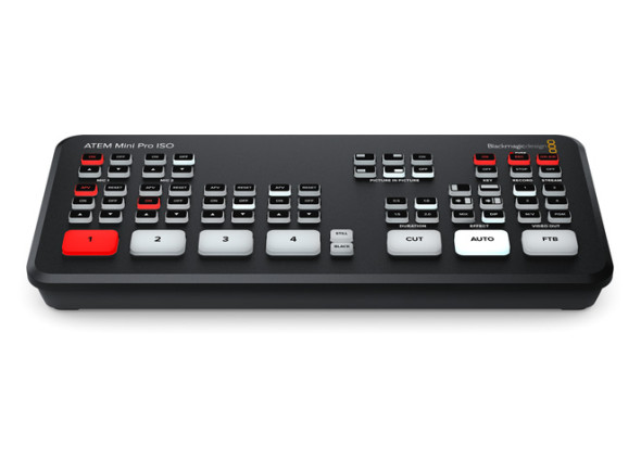 switcher Switcher ao vivo/Convertidor/distribuidor de video Blackmagic Design ATEM Mini Pro ISO switcher Switcher ao vivo/Convertidor/distribuidor de video Blackmagic Design ATEM Mini Pro ISO
