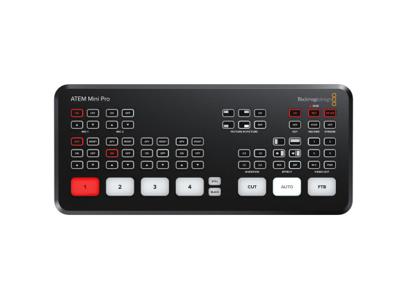Mixer de vídeo/Escritorio de edición de video Blackmagic Design  ATEM Mini Pro