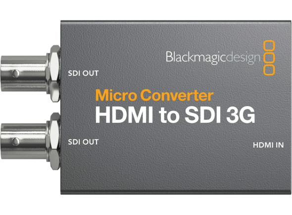 Conversor compacto de sinais HDMI para SDI/Convertidor/distribuidor de video Blackmagic Design  MC HDMI-SDI 3G w. PSU