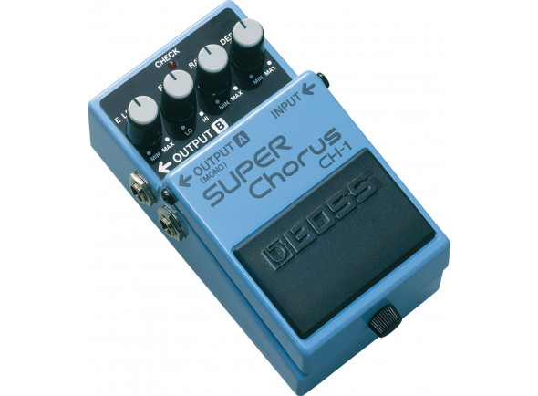 Pedais Boss Pedal de Efeito Chorus /Coro/ Flanger/ Phaser <b>BOSS CH-1 SUPER CHORUS</b> Stereo Chorus para Guitarra Elétrica <b>BEST-SELLER</b>