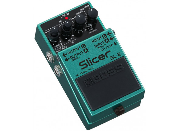 Caixa de Ritmos Caixa de Ritmos/Otros efectos de guitarra eléctrica BOSS SL-2 <b>SLICER Audio Patterns</b> com USB e MIDI