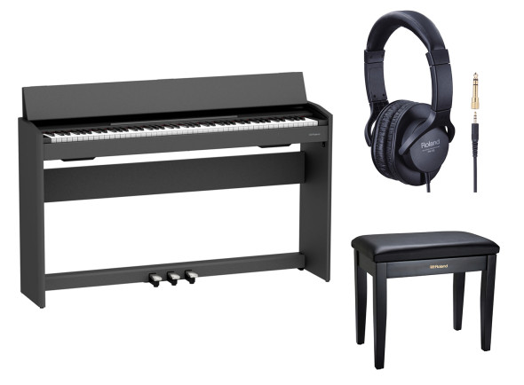 Roland RH- Pack de piano/Pianos digitales móviles <b>Roland F107 + BANQUETA PIANO + AURICULARES</b> Roland RH- Pack de piano/Pianos digitales móviles <b>Roland F107 + BANQUETA PIANO + AURICULARES</b>