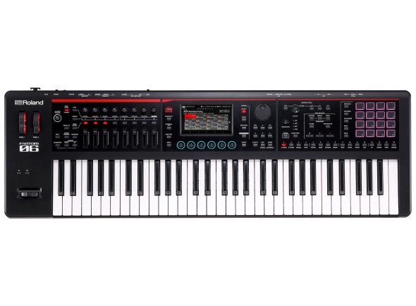 Roland FANTOM-0 Sintetizador e sampler/Estaciones de trabajo <b>Roland FANTOM-06</b> Sintetizador 3.500 Sons + Sampling + <b>Visor TOUCH a Cores</b> 61-teclas