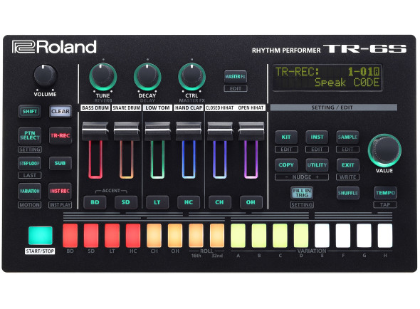 Roland Caixa de Ritmos Caixa de Ritmos/secuenciadores de ritmo <b>Roland TR-6S BEAT MACHINE</b> 300 Samples WAV + 6 Partes Roland Caixa de Ritmos Caixa de Ritmos/secuenciadores de ritmo <b>Roland TR-6S BEAT MACHINE</b> 300 Samples WAV + 6 Partes