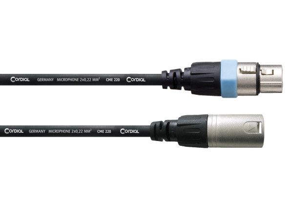 Cabo de microfone barato/Cables XLR y Micrófono Cordial  CCM 1,5 FM