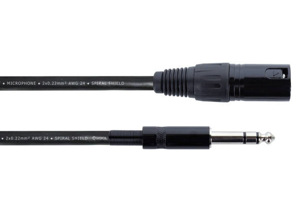 Cabo de áudio balanceado/Cables de Audio Cordial  EM 1,5 MV elements