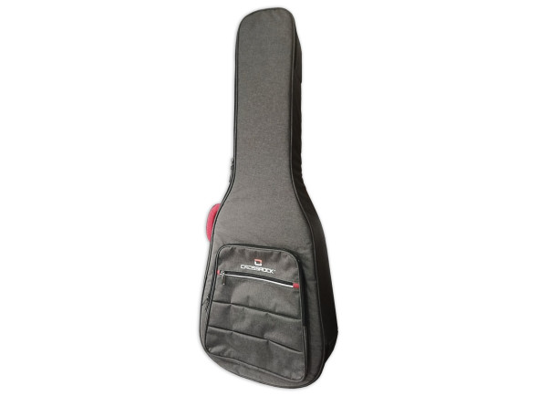 Saco para Guitarra Acústica/bolsa de guitarra popular Crossrock CRSG207DGY 20mm para Guitarra Folk