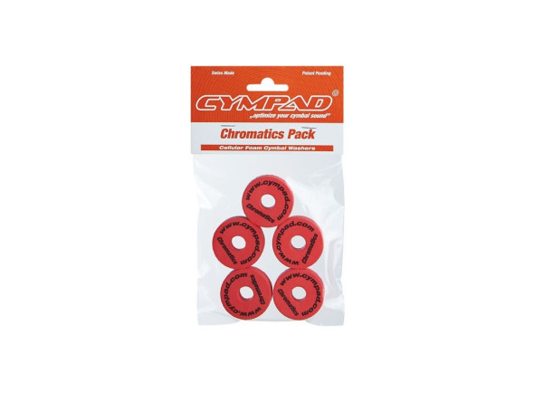 Accesorios para Platos Cympad  Optimizer Chromatics set Red Ø 40/15mm(5-pieces)