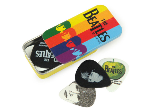 palhetas Palhetas/plumillas de guitarra D´Addario  Beatles Logo Pick box 