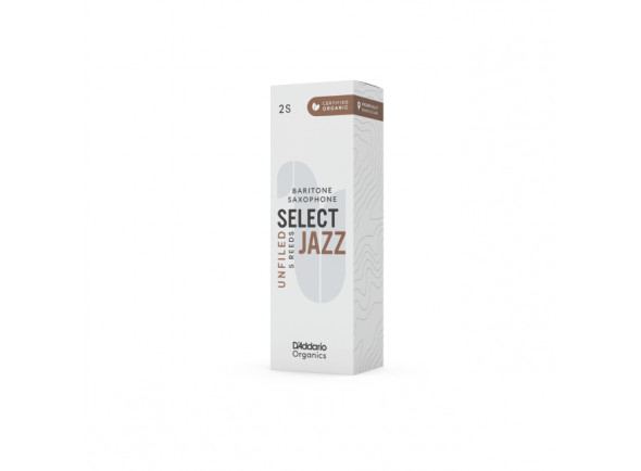 barítono Púa de saxofón barítono Daddario Organic Select Jazz Unfiled Baritone Saxophone Reeds Strength 4 Medium 5-pack barítono Púa de saxofón barítono Daddario Organic Select Jazz Unfiled Baritone Saxophone Reeds Strength 4 Medium 5-pack