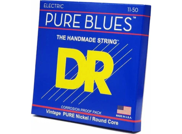 Jogo de cordas .011/.011 juego de cuerdas DR Strings  Pure Blues PHR-11