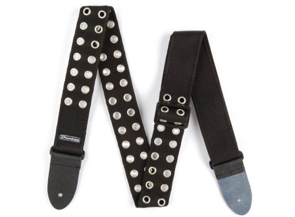 Acessórios Guitarra Dunlop cinturón de nailon Dunlop D38-19BK Acessórios Guitarra Dunlop cinturón de nailon Dunlop D38-19BK