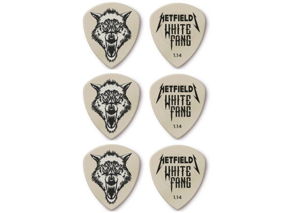 Acessórios Guitarra Dunlop pua de guitarra Dunlop Hetfield's WH Fang Cust. Flow Acessórios Guitarra Dunlop pua de guitarra Dunlop Hetfield's WH Fang Cust. Flow