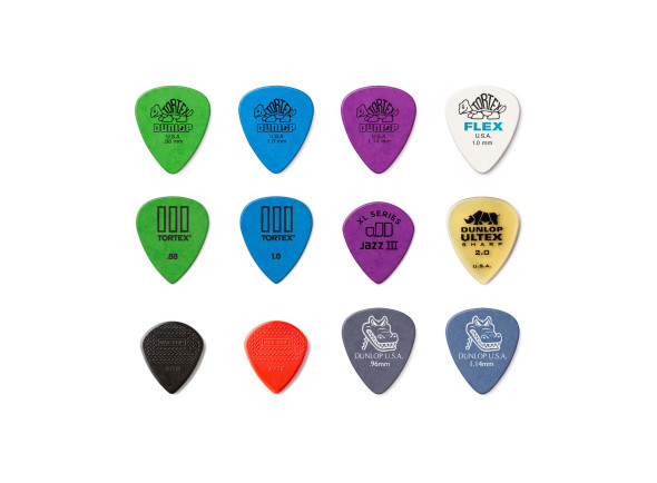 Acessórios Guitarra Dunlop Palheta/pua de guitarra Dunlop Saco com 12 palhetas VARIETY PACK Electric PVP113 Acessórios Guitarra Dunlop Palheta/pua de guitarra Dunlop Saco com 12 palhetas VARIETY PACK Electric PVP113