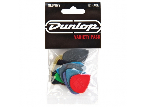 palhetas pua de guitarra Dunlop Variety Pack PVP102 (Pack 12) 