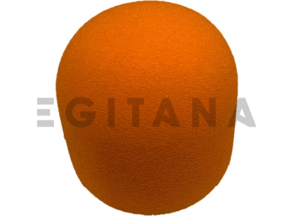 Escudo de viento del micrófono SOS protecção de vento microfone Laranja