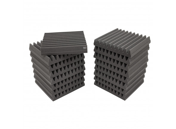  Telhas de absorção/absorbentes estándar EQ Acoustics   Classic Wedge 30cm Tile grey 