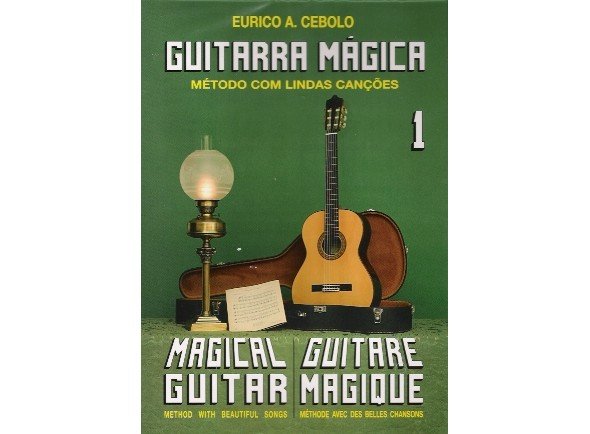 Método para aprendizagem/libros de guitarra Eurico A. Cebolo Guitarra Mágica 1