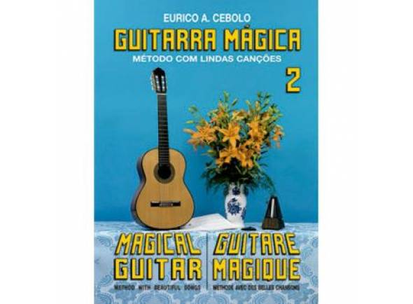 Método para aprendizagem/libros de guitarra Eurico A. Cebolo Guitarra Mágica 2