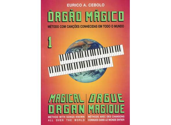 libros para piano Eurico A. Cebolo Orgão Mágico 1 