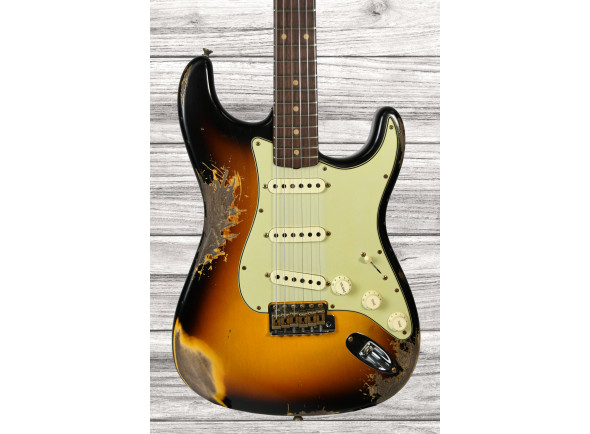 fender custom shop Guitarra elétrica/guitarras formato ST Fender 61 Strat SFA3CS Heavy Relic fender custom shop Guitarra elétrica/guitarras formato ST Fender 61 Strat SFA3CS Heavy Relic