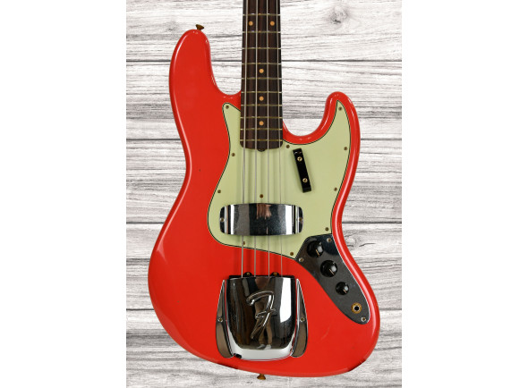 fender custom shop Baixo Elétrico de 4 cordas/bajo de 4 cuerdas Fender Custom Shop 64 Jazz Bass Journeyman Aged Fiesta Red fender custom shop Baixo Elétrico de 4 cordas/bajo de 4 cuerdas Fender Custom Shop 64 Jazz Bass Journeyman Aged Fiesta Red