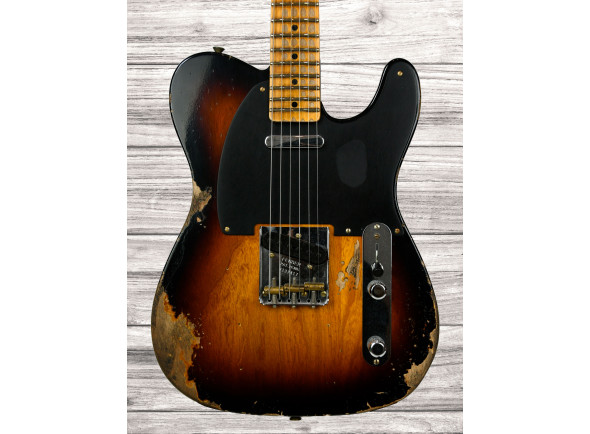 fender custom shop Guitarra elétrica/guitarras en forma de T Fender Custom Shop Lim. Ed. 1950 Double Esquire Heavy Relic Wide-fade 2TS fender custom shop Guitarra elétrica/guitarras en forma de T Fender Custom Shop Lim. Ed. 1950 Double Esquire Heavy Relic Wide-fade 2TS