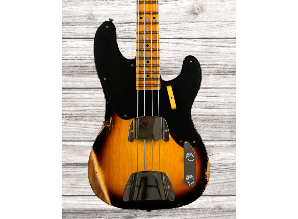 fender custom shop Baixo Elétrico de 4 cordas/bajo de 4 cuerdas Fender Custom Shop Lim. Ed. 53 P-Bass Heavy Relic Faded Two-Color Sunburst fender custom shop Baixo Elétrico de 4 cordas/bajo de 4 cuerdas Fender Custom Shop Lim. Ed. 53 P-Bass Heavy Relic Faded Two-Color Sunburst