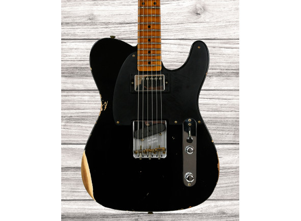 telecaster fender Guitarra Elétrica formato T/guitarras en forma de T Fender Custom Shop Limited Edition 54 Telecaster Relic Aged Black telecaster fender Guitarra Elétrica formato T/guitarras en forma de T Fender Custom Shop Limited Edition 54 Telecaster Relic Aged Black