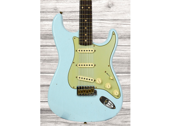 guitarras formato ST Fender Custom Shop Limited Edition 59 Special Stratocaster Journeyman Relic Super Faded Sonic Blue
