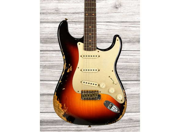 fender custom shop Guitarra elétrica/guitarras formato ST Fender Custom Shop Limited Edition 59 Stratocaster Heavy Relic Chocolate 3-Color Sunburst fender custom shop Guitarra elétrica/guitarras formato ST Fender Custom Shop Limited Edition 59 Stratocaster Heavy Relic Chocolate 3-Color Sunburst