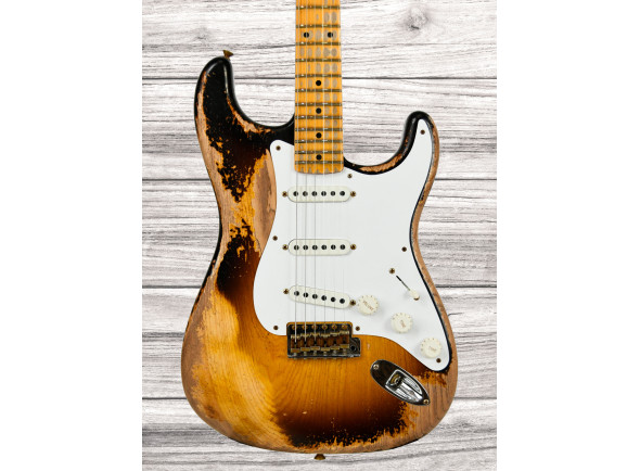 fender custom shop Guitarra Elétrica ST/guitarras formato ST Fender Custom Shop 70th Anniversary 1954 Stratocaster Super Heavy Relic fender custom shop Guitarra Elétrica ST/guitarras formato ST Fender Custom Shop 70th Anniversary 1954 Stratocaster Super Heavy Relic