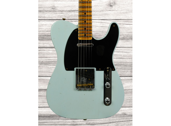 fender custom shop Guitarra elétrica/guitarras en forma de T Fender Custom Shop Time Machine Collection 54 Tele Journeyman Relic Faded Sonic Blue fender custom shop Guitarra elétrica/guitarras en forma de T Fender Custom Shop Time Machine Collection 54 Tele Journeyman Relic Faded Sonic Blue