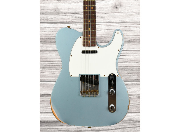fender custom shop Guitarra elétrica/guitarras en forma de T Fender Custom Shop Time Machine Collection 63 Tele Relic Ice Blue Metallic fender custom shop Guitarra elétrica/guitarras en forma de T Fender Custom Shop Time Machine Collection 63 Tele Relic Ice Blue Metallic