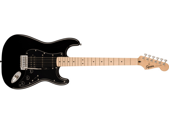 guitarras formato ST Fender  Squier Sonic HSS Maple Fingerboard Black Pickguard Black