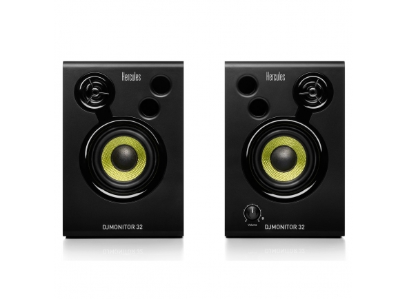  Monitores de Estúdio Ativos/Monitores Activos Hercules DJ Monitor 32