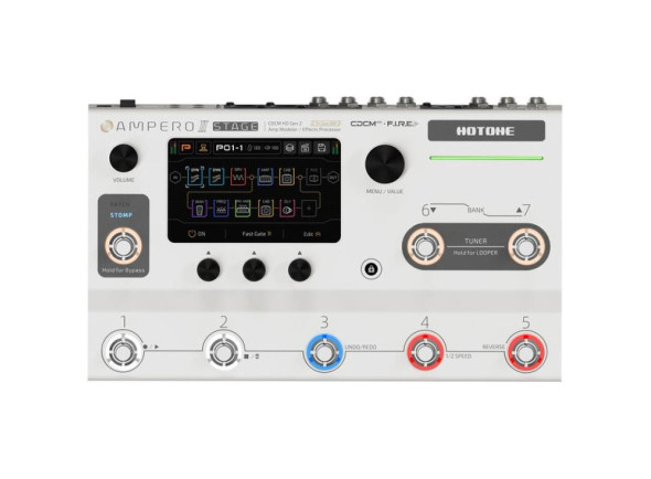 Preamps de guitarra/pedales de guitarra electrica HoTone  Ampero II Stage