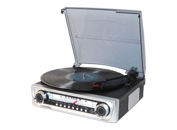 Gira-discos/Tocadiscos e Gira-discos Inovalley  Gira-Discos 33/45/78 RPM 2x20W