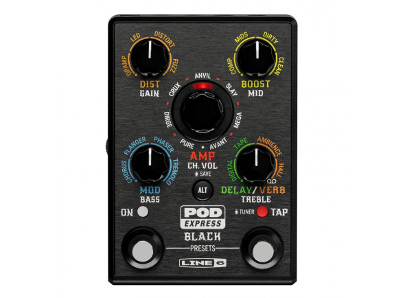  Pedal de efeito /pedales de guitarra electrica Line6  Pod Express Guitar Black