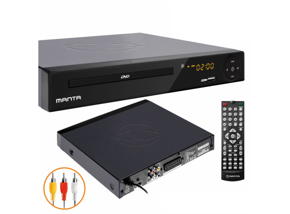 Leitor de DVD/Varios Manta  Leitor Dvd C/ HDMI Cabo Rca USB Comando
