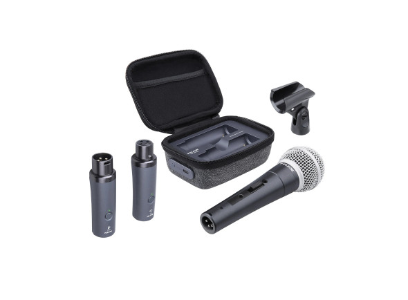  Sistema sem fio digital na faixa de 2,4 GHz/Sistema inalámbrico con micrófono de mano Nux   B-3RC