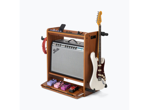Suporte de Amplificadores/Varios On Stage  Guitar Workstation Rosewood GWS5000RB 