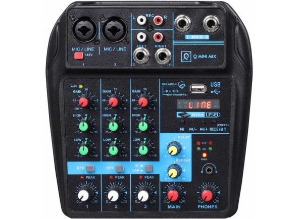 Mesa de mezclas analógica OQAN MIXER Q MINI USB MIXER